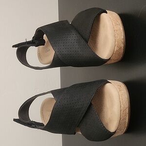 Clarks Annadel Parker Wedge Sandals